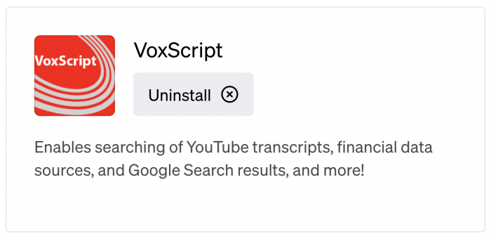 VoxScript Plugin